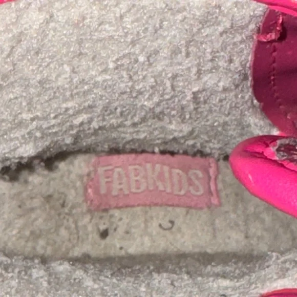 FabKids Brown and Pink Glitter Boots - Picture 2 of 12